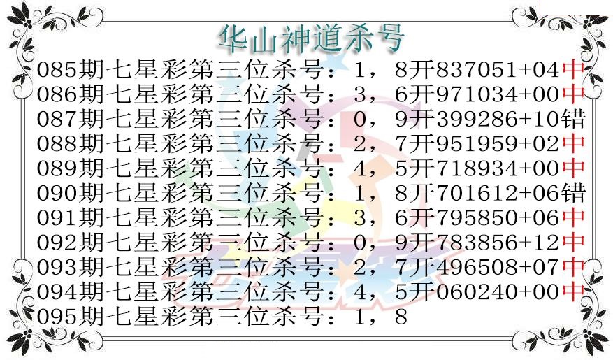 华山神道杀号图