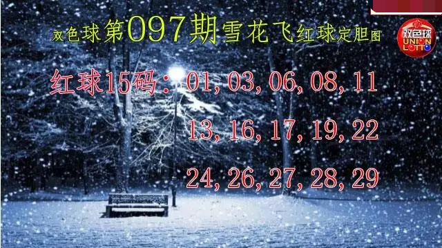 雪花飞红球图